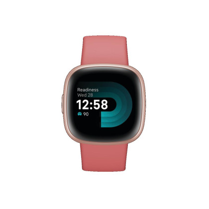 Fitbit Versa 4 Pink Sand Fitness Tracker (Herzfrequenzmessung, Amazon Alexa)