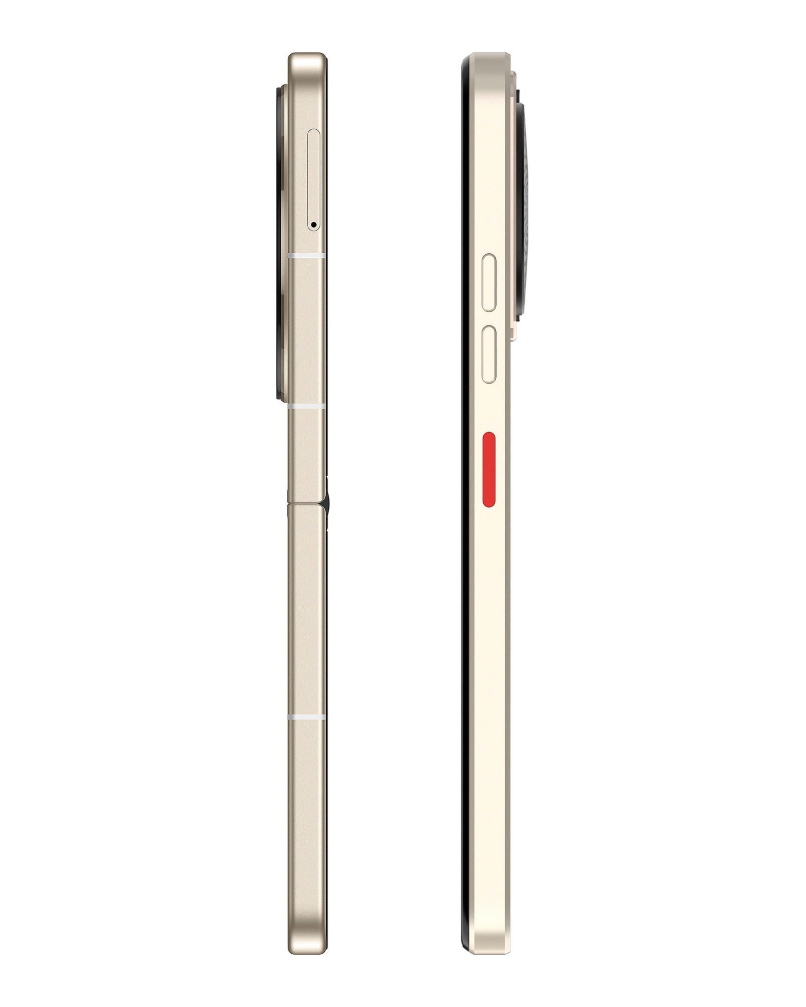 Nubia Flip 5G 256 GB Golden Smartphone (6,9 Zoll, 50 MP, Duale-Kamera, 4.310-mAh, Octa-Core, Fingerabdrucksensor, Gesichtserkennung, gelb)