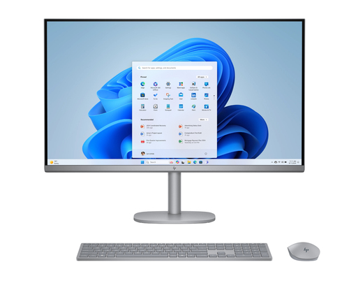 HP OmniStudio X 32-c0670ng Intel Core Ultra 7 155H 80 cm (31.5") 3840 x 2160 Pixel All-in-One-PC 32 GB DDR5-SDRAM 1 TB SSD Windows 11 Home Wi-Fi 7 (802.11be) AI PC Silber