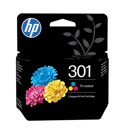 HP 301 2er-Pack Schwarz/Cyan/Magenta/Gelb Original Druckerpatronen