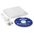 LG HLDS GP60NW60 DVD-RW-EX WE Externes DVD-Laufwerk (Extern, Silent Play, Jamless Play, M-Disc)