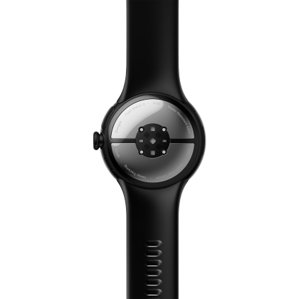 Google Pixel Watch 2, WiFi, Aluminiumgehäuse in Matte Black / Sportarmband in Obsidian Smartwatch