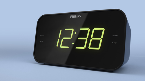 Philips TAR3306/12 Wecker Digitaler Wecker Schwarz