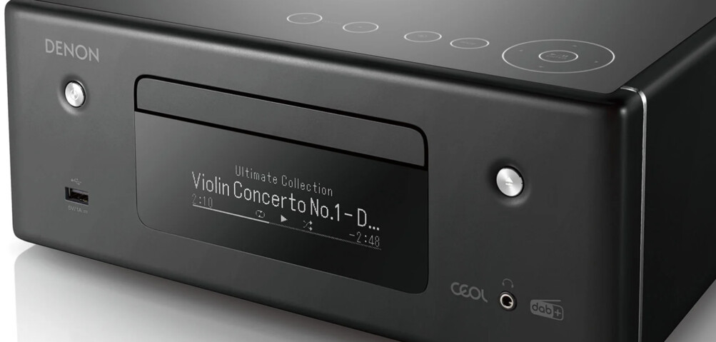 DENON CEOL-N11DAB Stereoanlage (schwarz, Touchpad, Bluetooth, AirPlay 2, HEOS Built-in, Amazon Alexa)