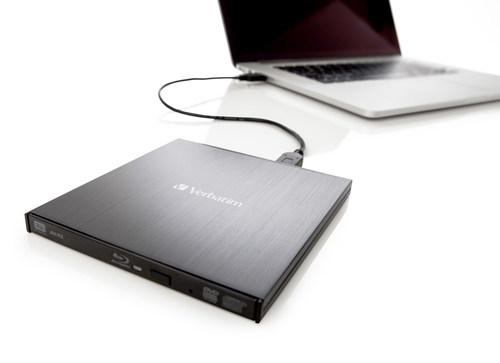 Verbatim External Slimline Optisches Laufwerk Blu-Ray RW Schwarz