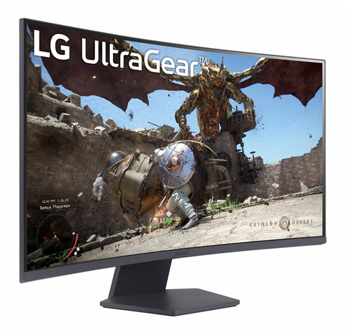 LG UltraGear 32GS60QX-B.AEUQ Schwarz 31,5 Zoll Curved WQHD 180 Hz 1 ms (HDMI, DisplayPort, neigbar, HDR, AMD FreeSync, VESA Adaptive Sync)