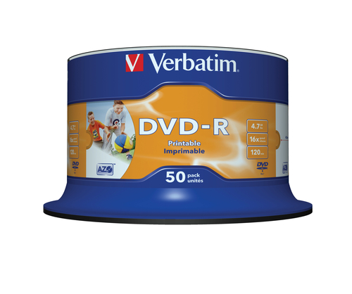 Verbatim 43533 DVD-Rohling 4,7 GB DVD-R 50 Stück(e)