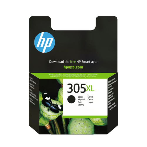HP 305XL Schwarz Original Druckerpatrone mit hoher Reichweite