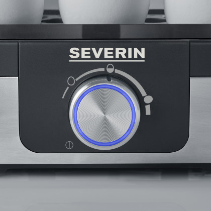 SEVERIN EK 3169 Eierkocher (6 Eier, 420W, Edelstahl)