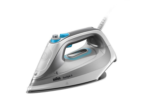 Braun SI 9270 WH Bügeleisen Trocken- & Dampfbügeleisen EloxalPlus soleplate 3000 W Grau, Weiß