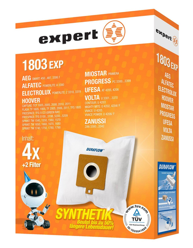 AEG 1803 EXP Staubbeutel Zylinder-Vakuum