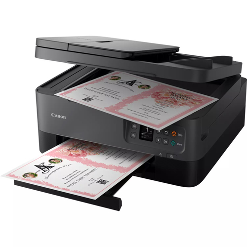 Canon PIXMA TS7450i 3-in-1 WLAN-Farb-Multifunktionssystem, Schwarz Canon PIXMA TS7450i 3-in-1 WLAN-Farb-Multifunktionssystem, Schwarz