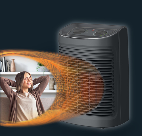 Rowenta Instant Comfort SO6511 Drinnen Grau 2200 W Elektrischer Raumheizlüfter
