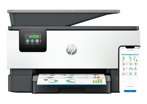 HP OfficeJet Pro 9120E Wireless All-in-One Farbe Drucker, Instant Ink; Beidseitiger Druck