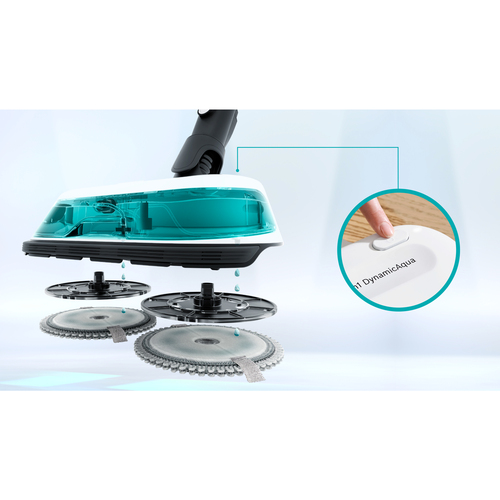 Bosch BKS71HYG3 Stabstaubsauger/Elektrischer Besen 2-in-1-Stabstaubsauger Akku Trocken&Nass HEPA Beutellos Schwarz, Weiß 3 Ah