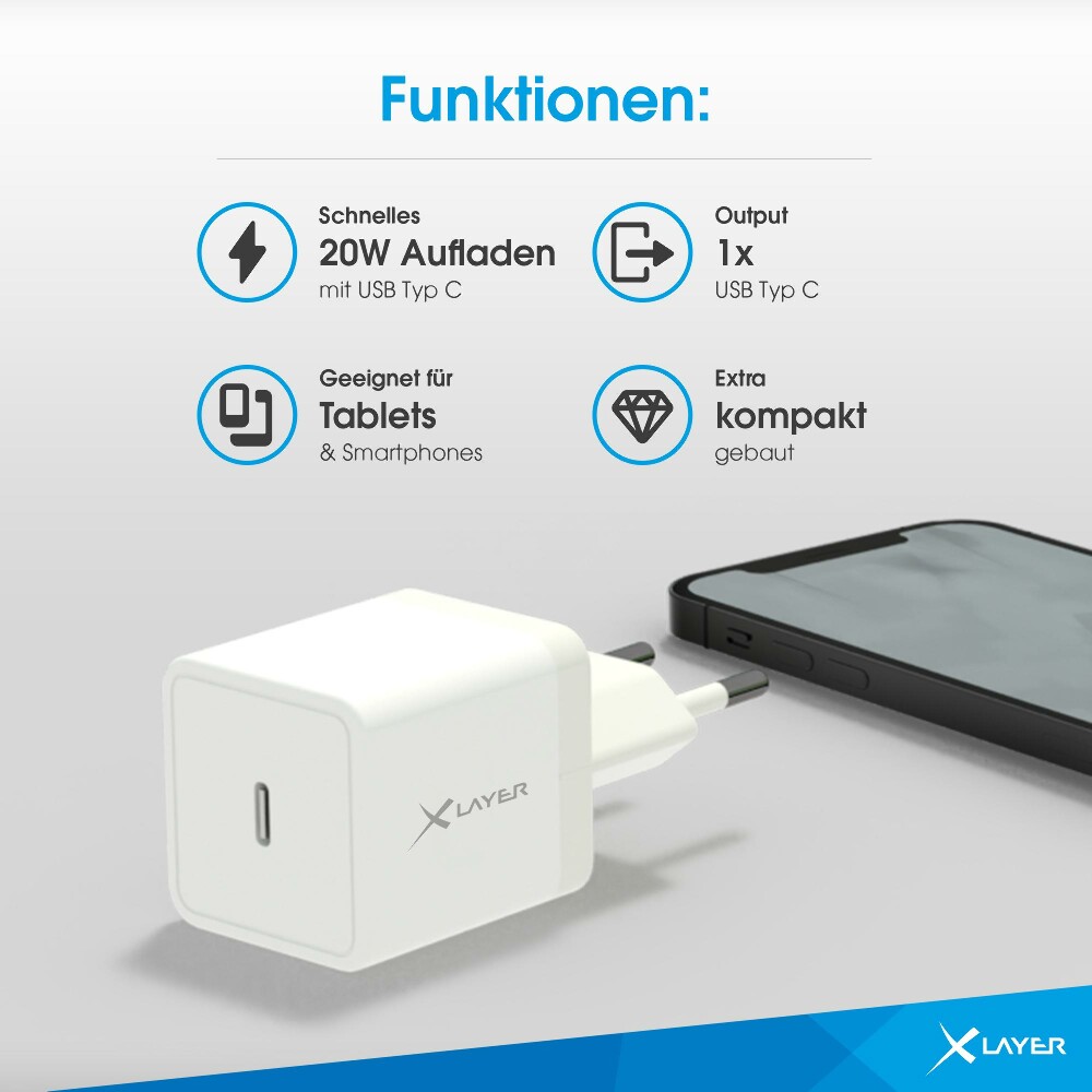  XLayer Ladegerät Typ C 20W