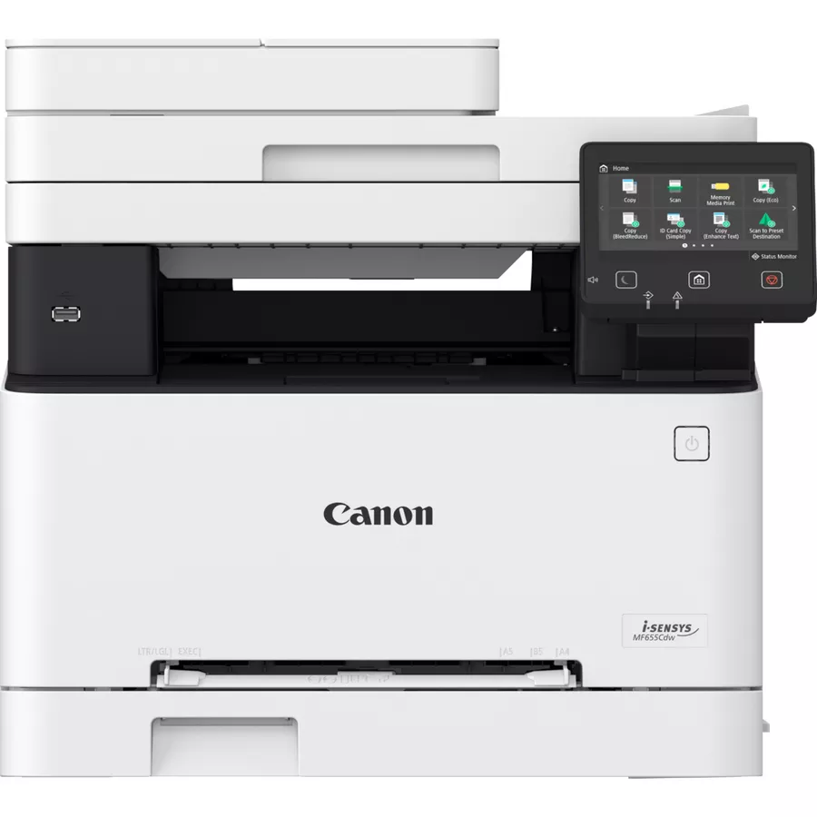 CANON i-SENSYS MF655CDW 3-in-1 Multifunktionsdrucker Weiß (USB, LAN, WLAN, AirPrint, Canon PRINT Business App, Mopria, Duplex, A4)