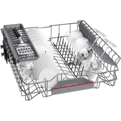 BOSCH SMI4EAS30E Serie 4 Einbau-Geschirrspüler integriert 60 cm (A, Integrierbar, Besteckkorb, 13 Maßgedecke, 42 dB, AquaStop, Home Connect, WLAN)