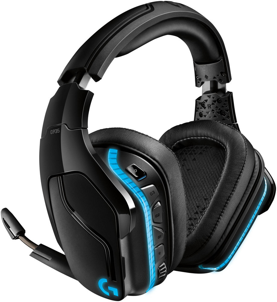  Logitech G935 Gaming-Headset (Kabellos/7.1 Surround Sound/LIGHTSYNC)