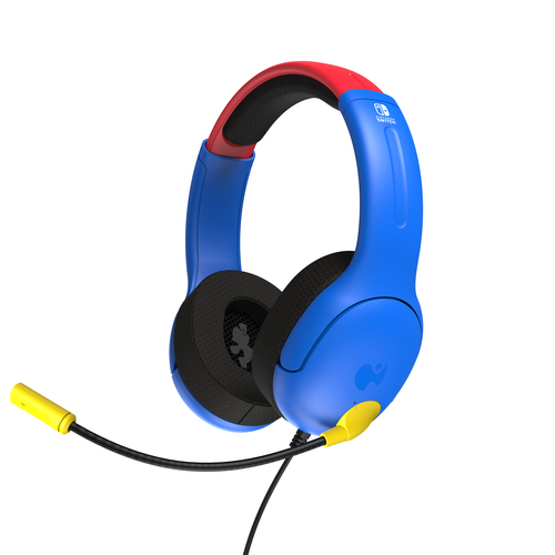 PDP Mario Dash Blau, Rot USB Gamepad + Headset Analog / Digital Nintendo Switch, Nintendo Switch OLED