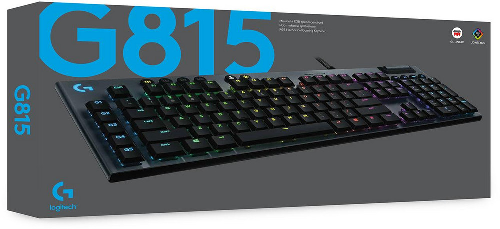 Logitech G815 schwarz Tactile Gaming-Tastatur (USB, QWERTZ Deutsch, RGB, mechanische Tastatur, GL Tactile) Logitech G815 schwarz Tactile Gaming-Tastatur (USB, QWERTZ Deutsch, RGB, mechanische Tastatur, GL Tactile)