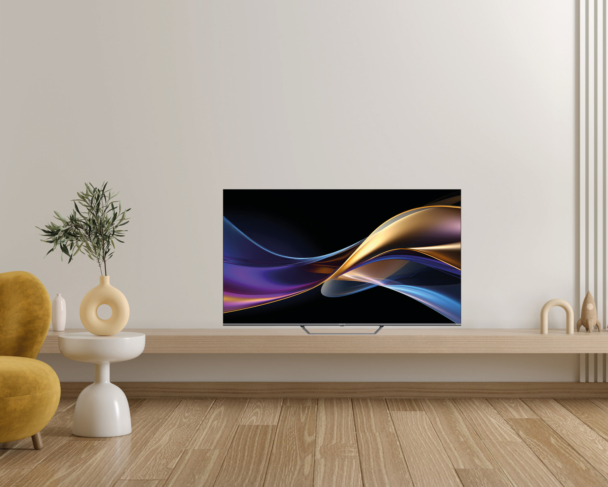 Metz Blue 43MQE7001Z 43 Zoll 4K UHD LED Smart TV Triple Tuner Fernseher Roku-TV