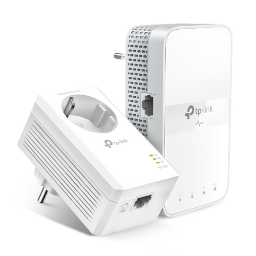 TP-Link AC1200 AV1000 Gigabit WLAN Powerline Adapter Kit mit Steckdose