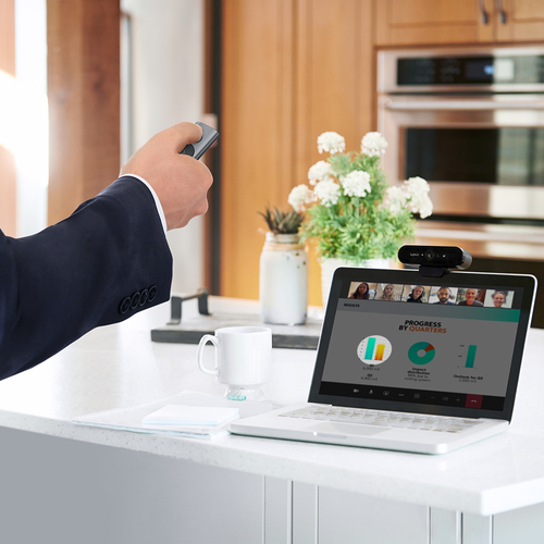 Logitech Spotlight Funk-Presenter Bluetooth/RF Grau