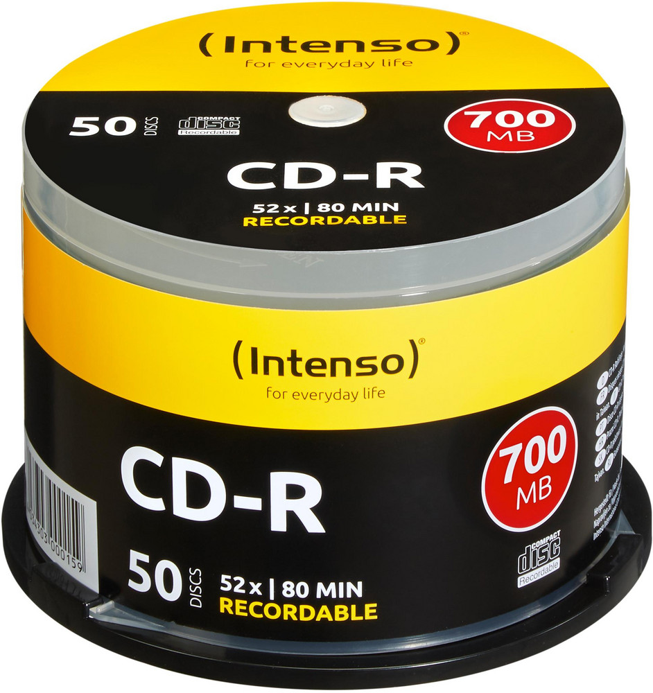  INTENSO CD-R 80, 50er Spindel