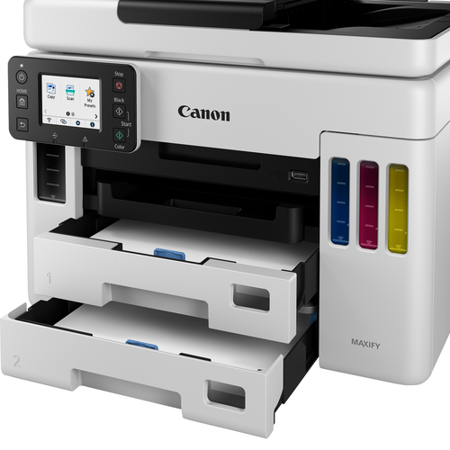 Canon MAXIFY GX7050 MegaTank Farb-Tintenstrahl-Multifunktionssystem mit WLAN und nachfüllbaren Tintentanks