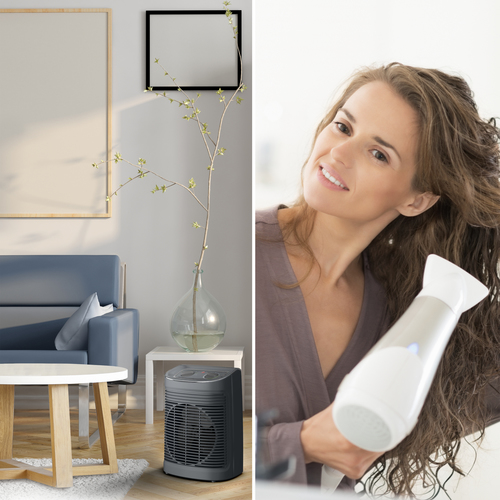Rowenta Instant Comfort SO6511 Drinnen Grau 2200 W Elektrischer Raumheizlüfter Rowenta Instant Comfort SO6511 Drinnen Grau 2200 W Elektrischer Raumheizlüfter