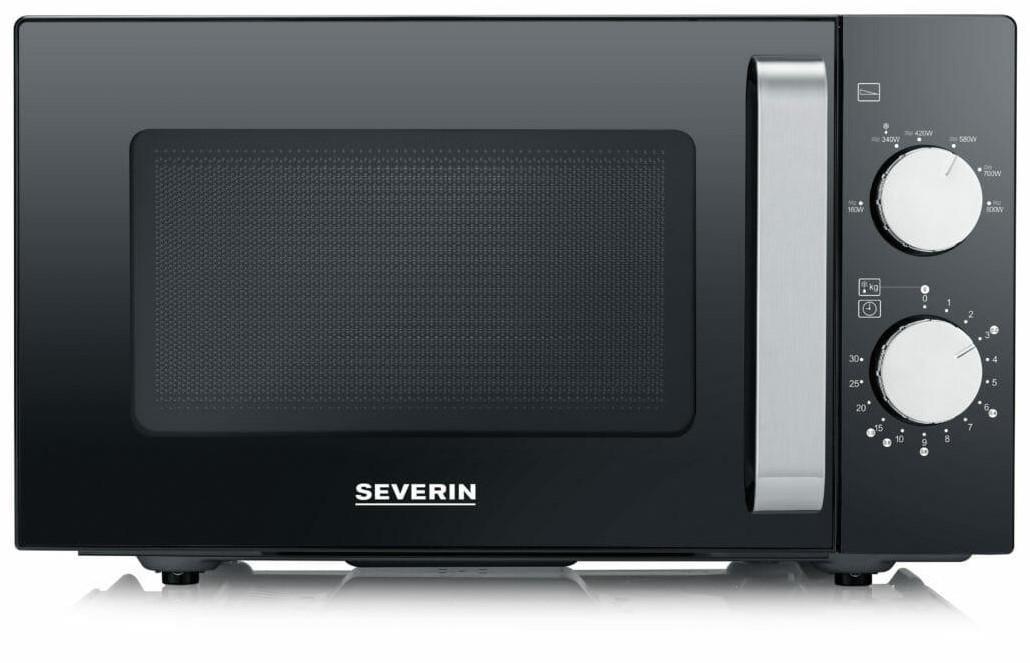 SEVERIN MW 7761 Schwarz/Edelstahl Mikrowelle