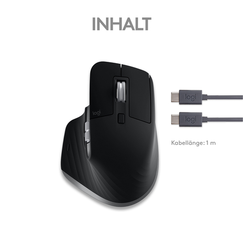 Logitech MX Master 3S for Mac Maus Büro rechts Bluetooth Laser 8000 DPI Logitech MX Master 3S for Mac Maus Büro rechts Bluetooth Laser 8000 DPI