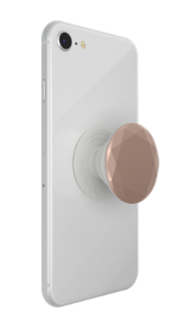  POPSOCKETS PopGrip Rose Gold Metallic Diamond (austauschbares Design)