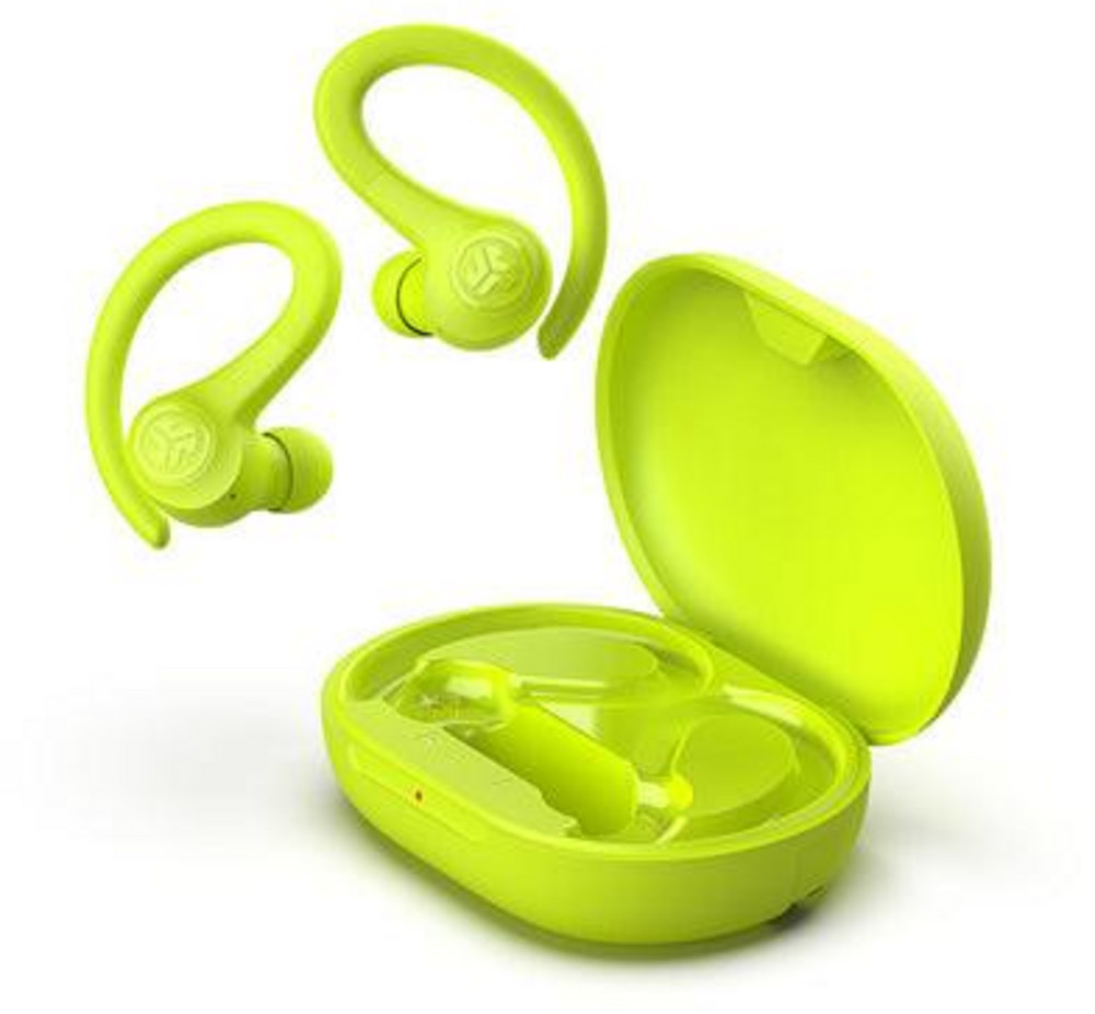  JLab GO Air Sport True Wireless neo In-Ear Kopfhörer (Bluetooth, IP55, kabellos, gelb)