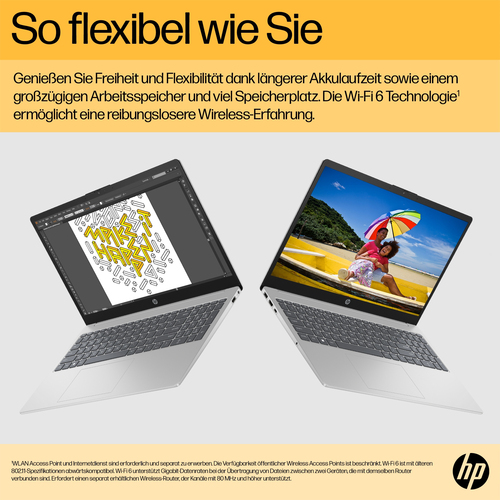 HP 15-fc0655ng 15,6 Zoll Full HD AMD Ryzen 5 7520U 16GB RAM 1 TB SSD Windows 11 silber HP 15-fc0655ng 15,6 Zoll Full HD AMD Ryzen 5 7520U 16GB RAM 1 TB SSD Windows 11 silber