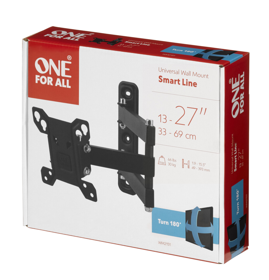  ONE FOR ALL WM2151 turn 180° TV-Halterung (schwenk- und neigbar)