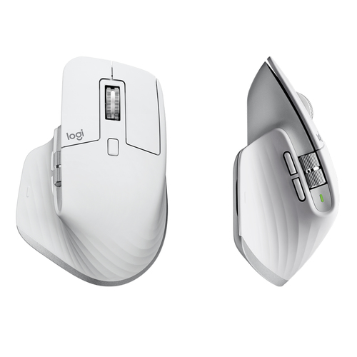 Logitech Logitech MX Master 3S Maus rechts RF kabellos + Bluetooth weiß (Funk, Bluetooth, kabellos, USB)