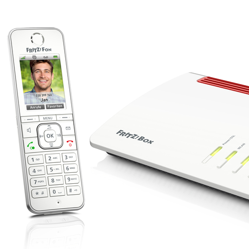 Fon FRITZ! C6 DECT-Telefon Anrufer-Identifikation Weiß