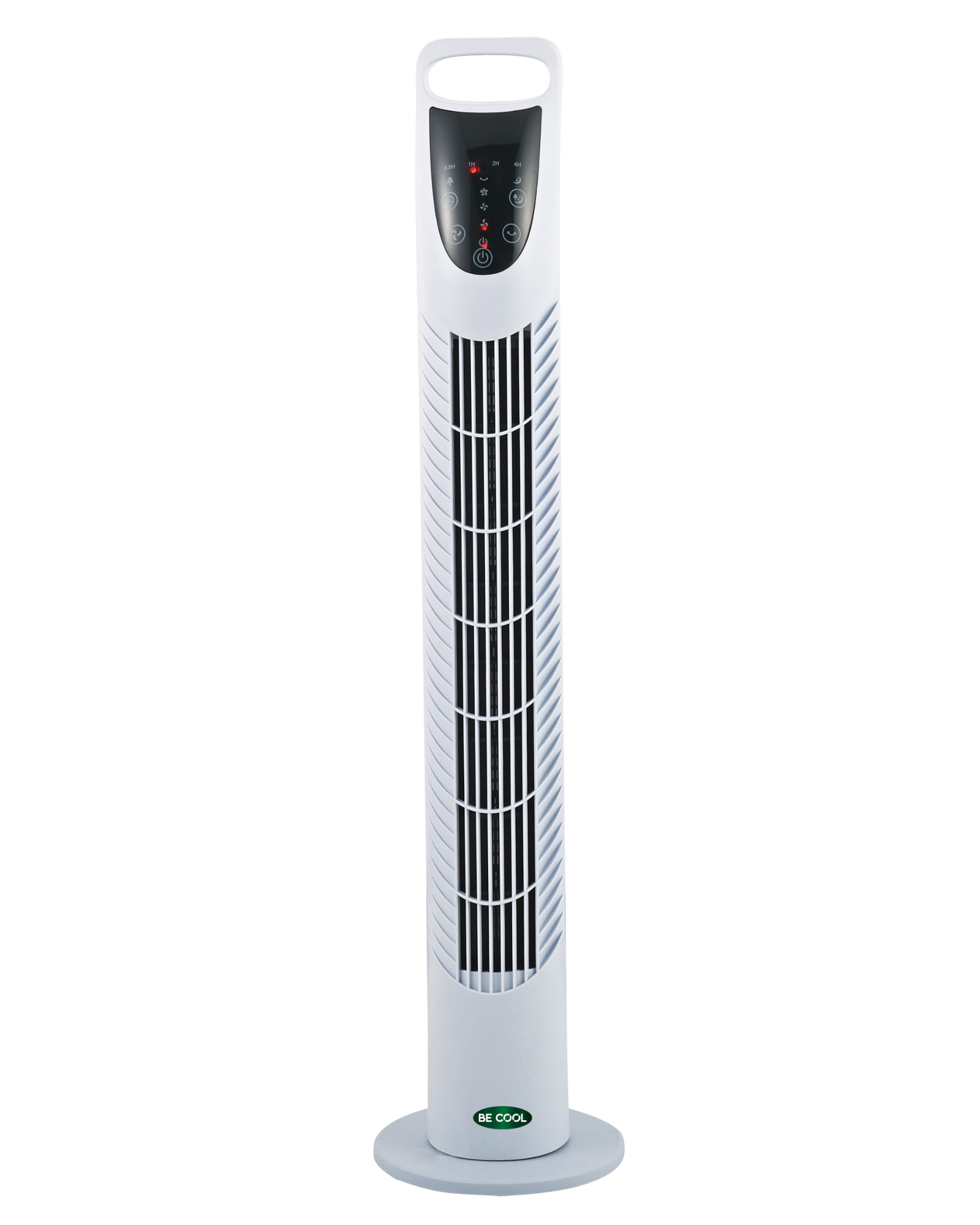 BECOOL BC78TU2001F weiß Turmventilator (3 Geschwindigkeitsstufen, 7h Timer, 3 Wind Modi, Schlafmodus, Oszillation, Schwenkfunktion, 40 Watt, Weiß)