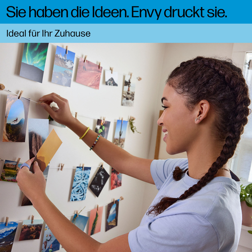 HP ENVY Inspire 7224e Wireless All-in-One Farbe Drucker, Instant Ink; Kopierer, Scanner