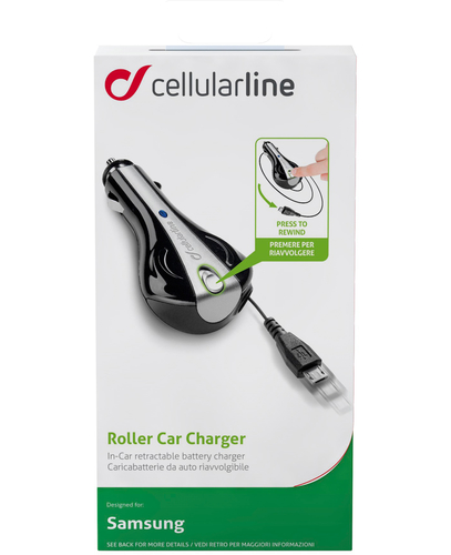 Cellularline Roller Car Charger - Micro USB