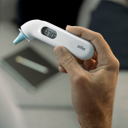 Braun ThermoScan 3 Kontakt Weiß Ohr