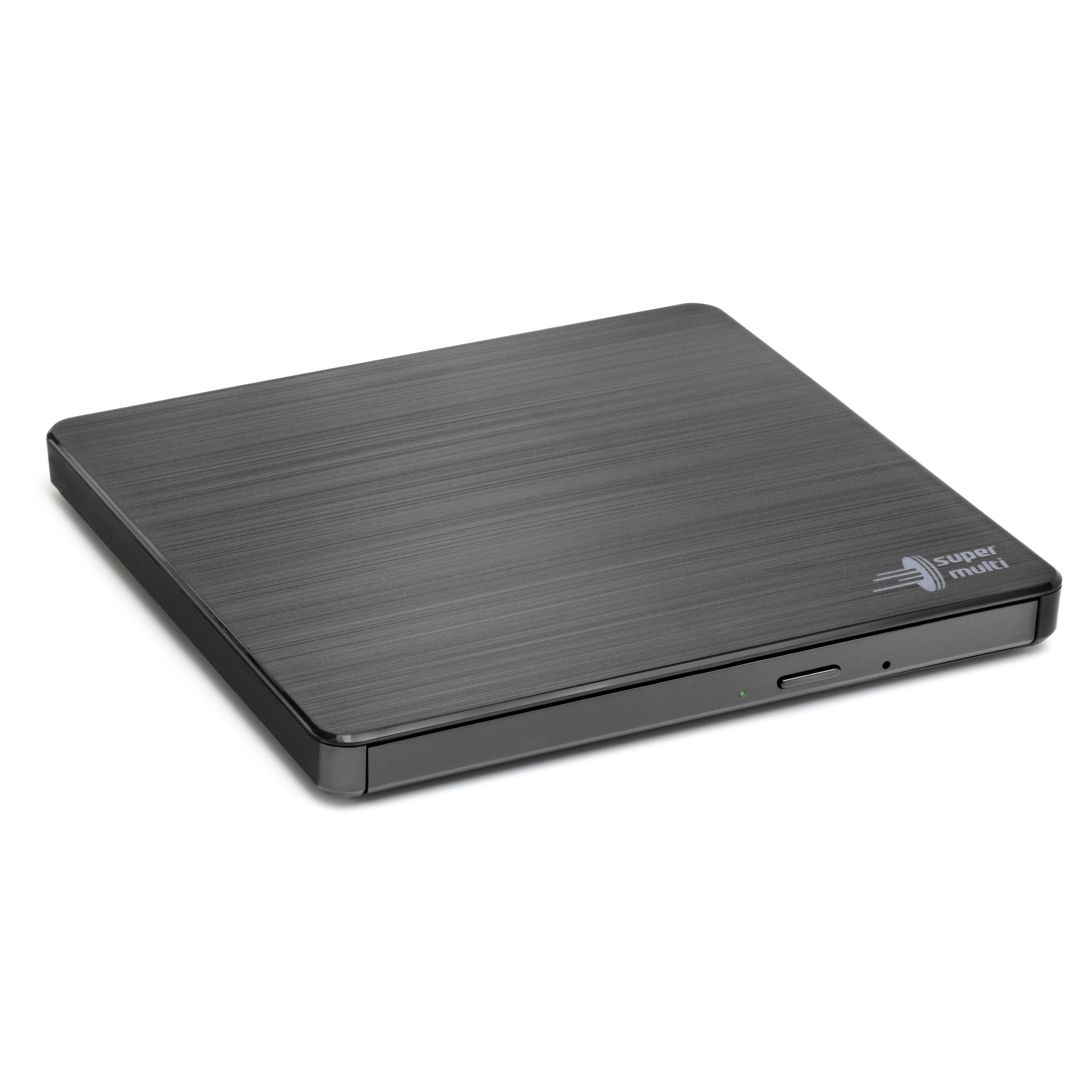 LG HLDS GP60NB60 DVD-RW-EX BK Externes DVD-Laufwerk (Extern, Silent Play, Jamless Play, M-Disc)