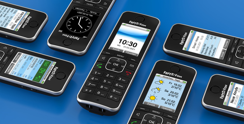 Fon FRITZ! C6 DECT-Telefon Anrufer-Identifikation Schwarz