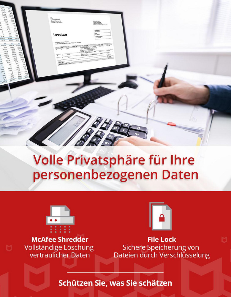  McAfee LiveSafe (Kinderschutz, Online-Banking Schutz, 1 Jahr, 1 Lizenz)