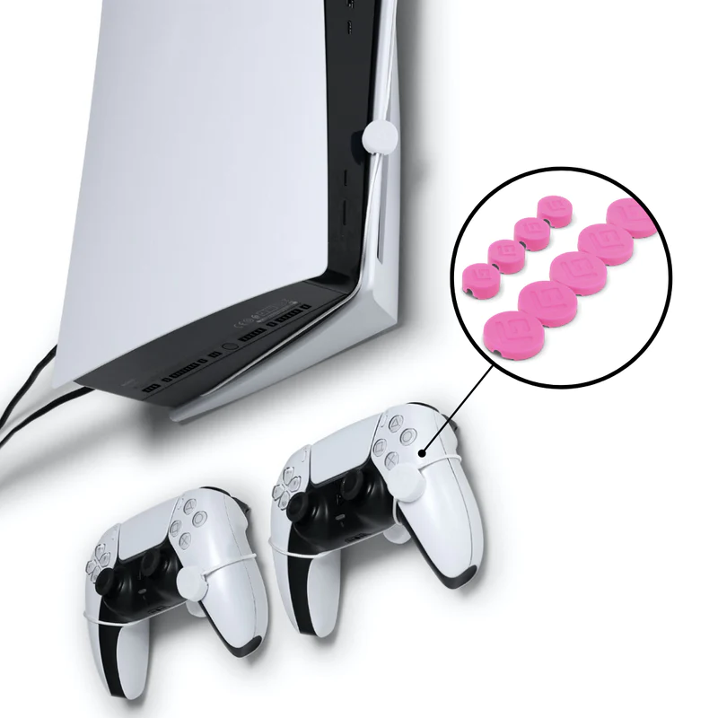Floating Grip Wandhalter-Abdeckkappen, Pink