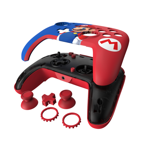 PDP Mario Dash Blau, Rot USB Gamepad + Headset Analog / Digital Nintendo Switch, Nintendo Switch OLED