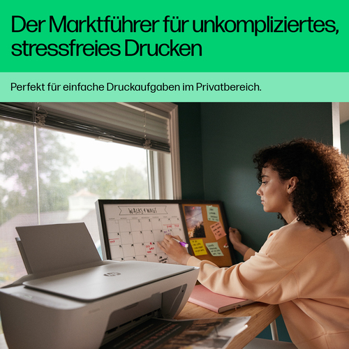HP DeskJet 2820e Wireless All-in-One Farbe Drucker, Instant Ink; Kopierer, Scanner