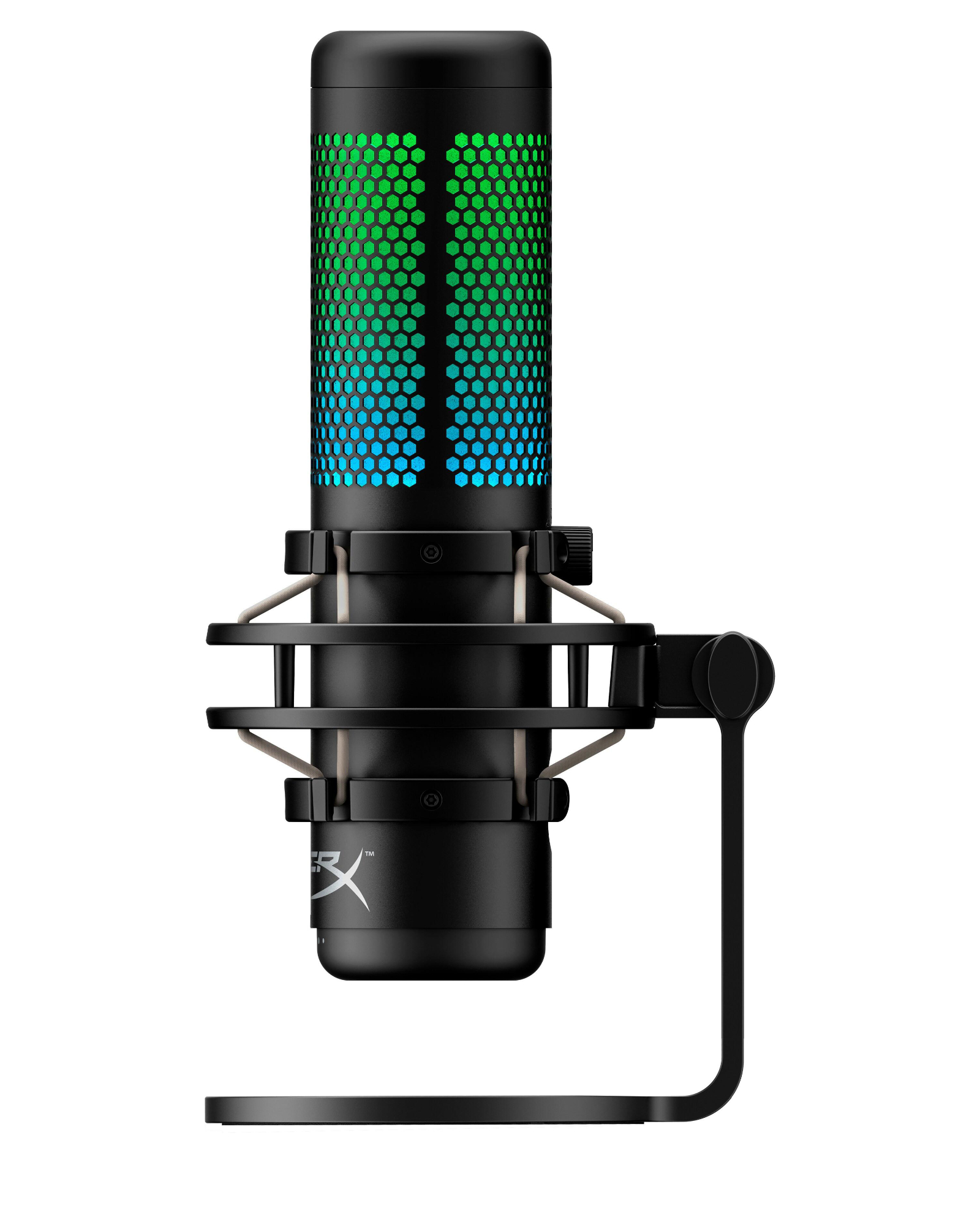 HyperX QuadCast S RGB USB Kondensatormikrofon PC PS4 Mac Tischmikrofon kabelgebunden